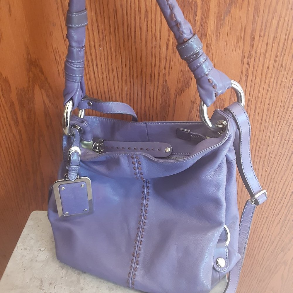 B Makowsky Purple Handbag
